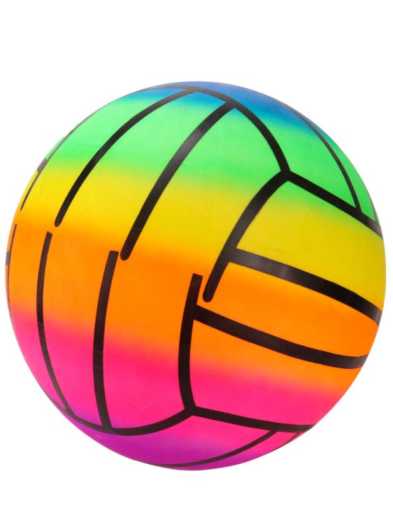 Мяч детский (23 см, 150гр) неон, баскетбол Арт. AN01740