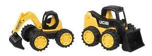 Набор JCB 18см 2 машинки (экскаватор и мини-погрузчик)