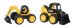 Набор JCB 18см 2 машинки (экскаватор и мини-погрузчик)
