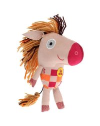 Игрушка мягкая Зебра в клеточку зебра клеточка 20см муз. чип. в пак. МУЛЬТИ-ПУЛЬТИ в кор.48шт