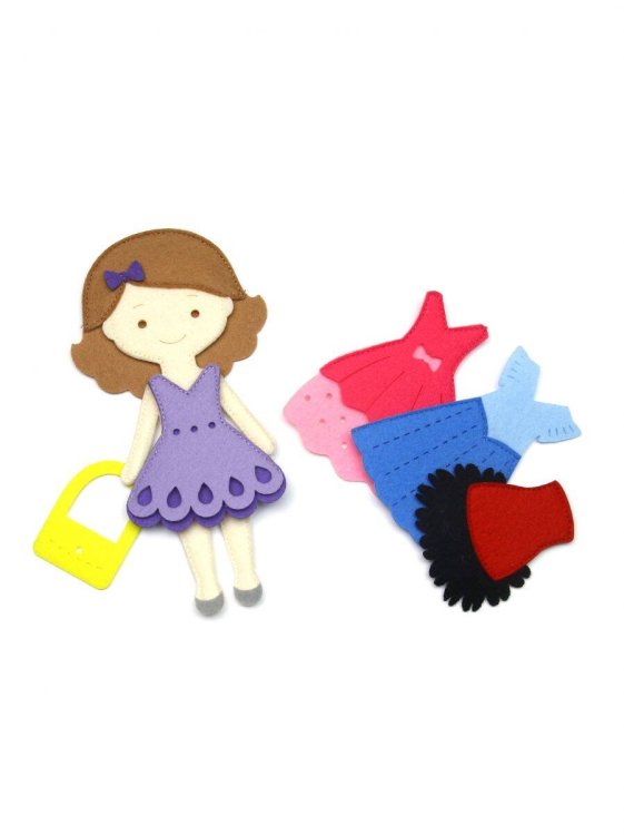 Игровой набор «Одень куклу. Маленькая модница» (Фетр), 1701003