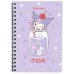 Вселенная Kuromi/Куроми Блокнот. Куроми (А6, 56 л., на пружине, коктейль)