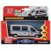 Машина металл FORD Transit полиция 12см, открыв. двери, инерц. в кор. Технопарк в кор.2*24шт