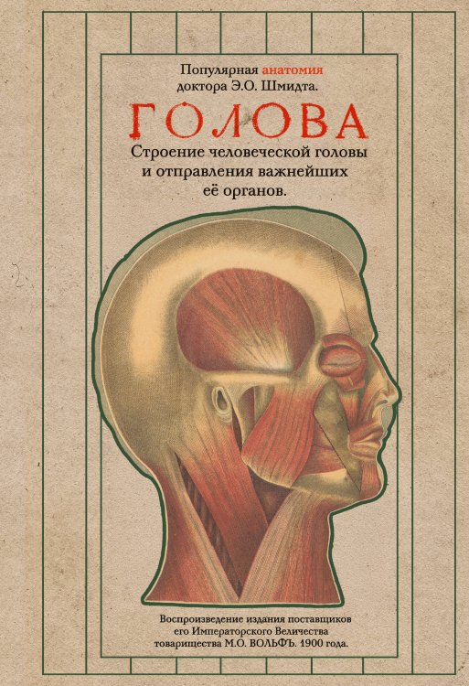 Обложка книги «Голова. Строение человеческой головы и отправления важнейших её органов» — Шмидт Эдуард Оскар, ISBN 9785171826451