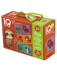 IQ игры для самых маленьких. Парочки. Угадай, кто где прячется 2+Запуск речи