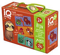 IQ игры (Айрис) IQ игры для самых маленьких. Парочки. Угадай, кто где прячется 2+Запуск речи