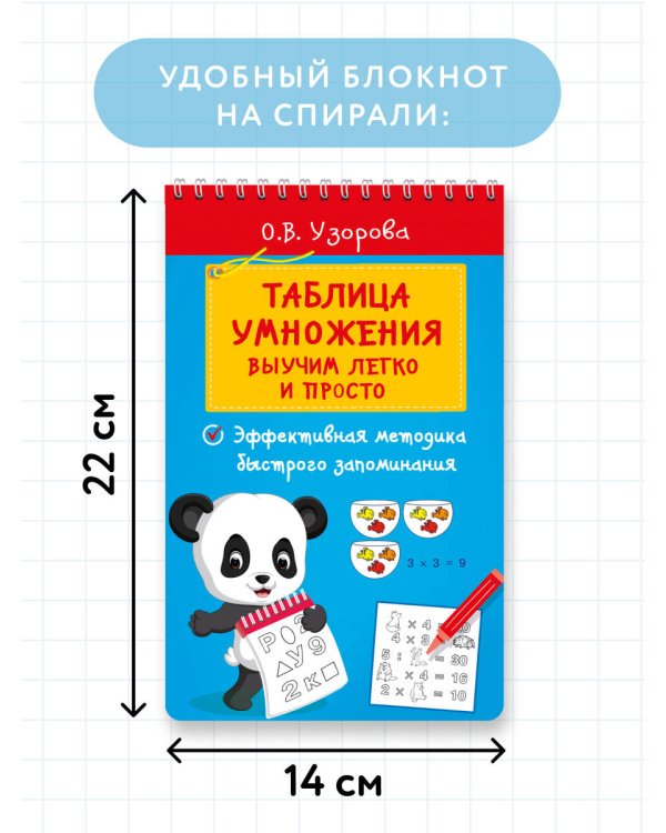 Таблица умножения. Выучим легко и просто