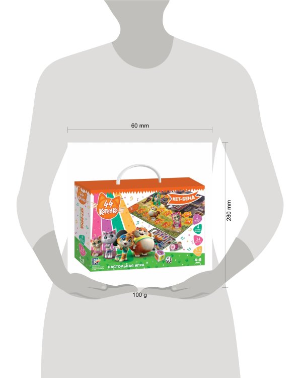 Игра настольная 44 Котенка "Кет-Бенд"