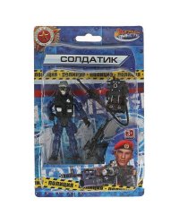 СОЛДАТИК ПОЛИЦИЯ с оружием, блист.14*21,8*3см ИГРАЕМ ВМЕСТЕ в кор.2*120шт