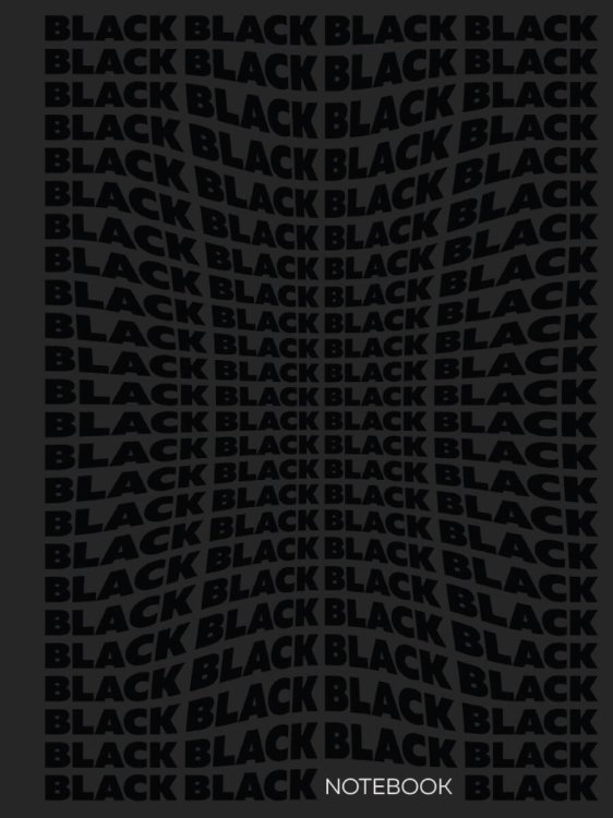 MyArt. БЛОКНОТ в линию Total Black. Black 2