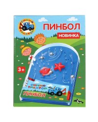 Настольная игра пинбол Синий ТРАКТОР кор.19,5*14,5*3см ИГРАЕМ ВМЕСТЕ в кор.2*72шт