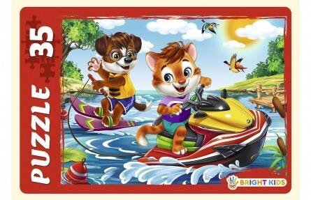 МАКСИ-ПАЗЛЫ 35 элементов. BRIGHT KIDS ВОДНАЯ ПРОГУЛКА (Арт. ПМ35-6785)