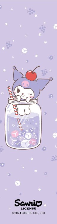 Вселенная Kuromi/Куроми Закладка с резинкой. Куроми (тортик)