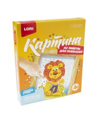 Картина из пайеток "Озорной львёнок"