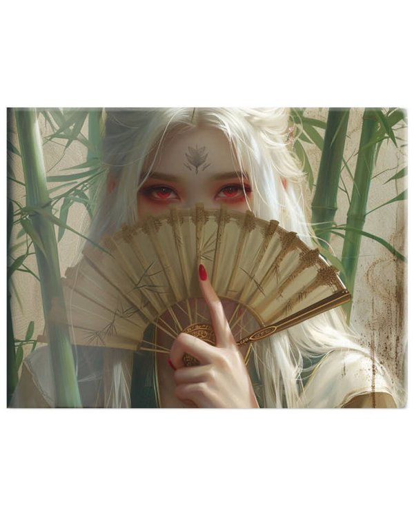 Кардхолдер. Маньхуа. Принцесса с веером (в форме книжки, 215х65 мм)