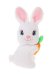 Зайка с морковкой 18см