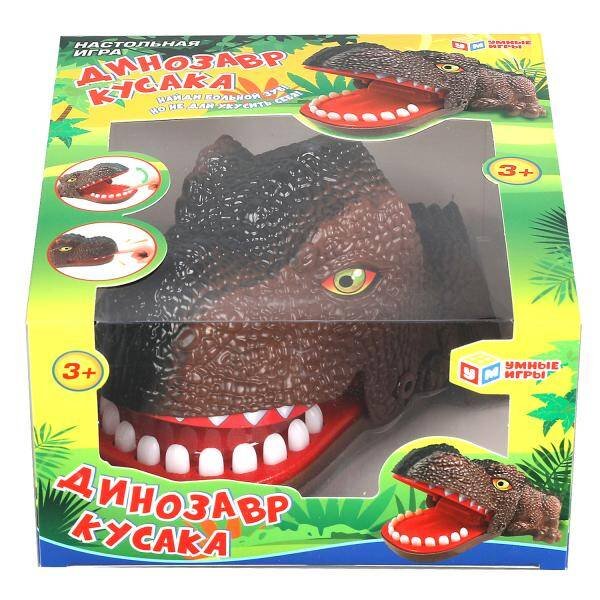 Настольная игра динозавр кусака, кор.16,5*9,5*18см Умные игры в кор.2*36шт
