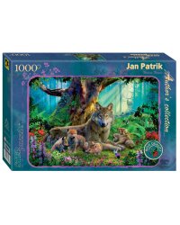 Мозаика "puzzle" 1000 "Лесные волки" (Авторская коллекция)