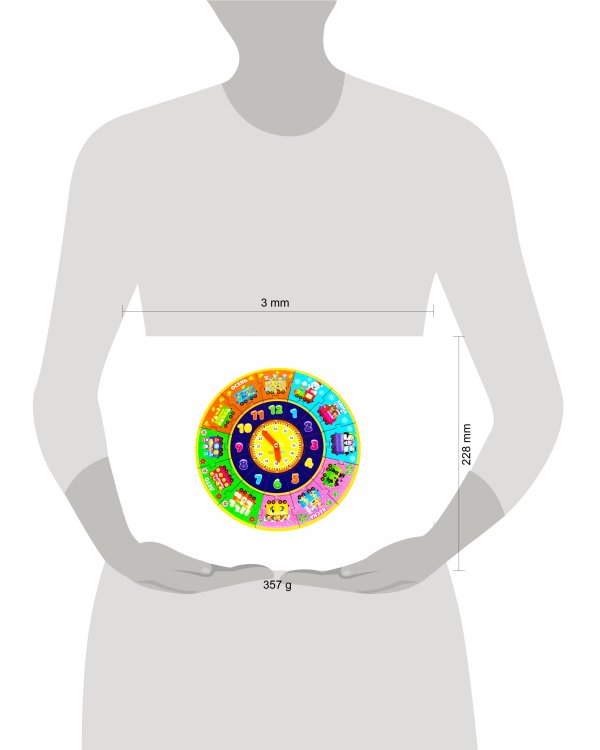 Обучающая игра «Часы-пазл. Путешествие во времени», 094301