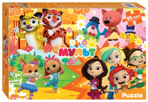 maxi 35 (STEPpazzle) Мозаика "puzzle" 35 MAXI "Сказочный патруль и др. Мульт" (0+ Медиа)