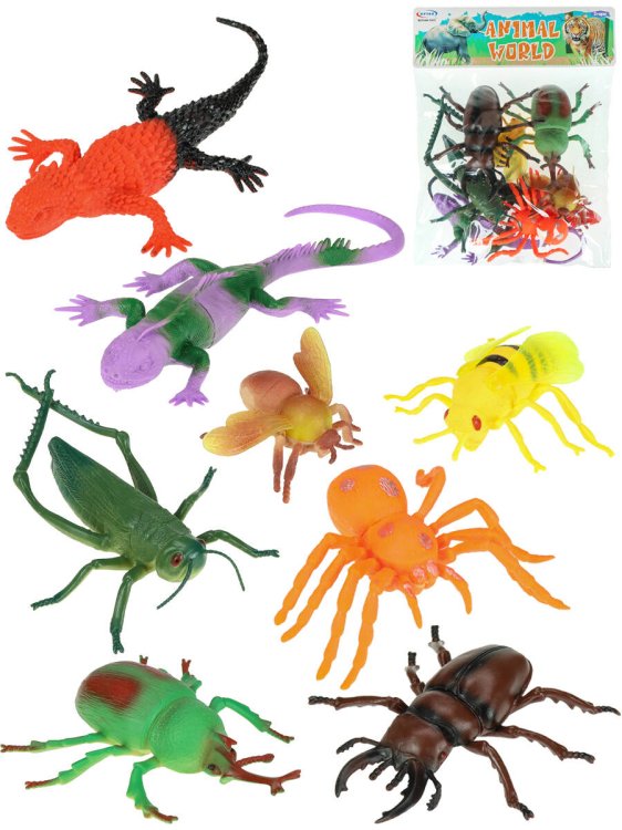 Насекомые 1 (микс, 8 штук в пакете) (33,0х28,0х5,0 см) ( Арт. 2282500)
