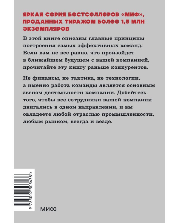 Пять пороков команды. NEON Pocketbooks