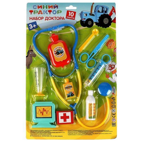 НАБОРЫ ДОКТОРА (Умка) Набор доктора Синий ТРАКТОР блист.25*37*3см ИГРАЕМ ВМЕСТЕ в кор.2*100шт