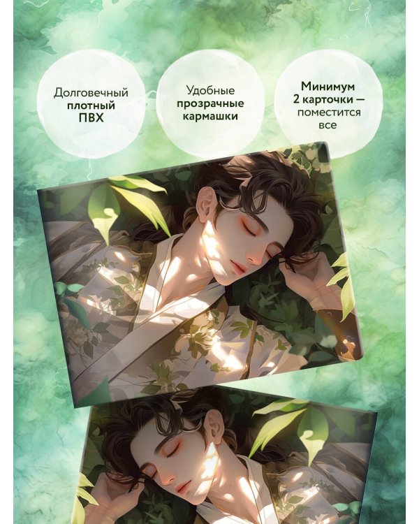 Кардхолдер. Маньхуа. Спящий принц (в форме книжки, 215х65 мм)