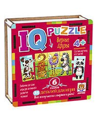 IQ Пазл деревянный. Верные друзья 4+