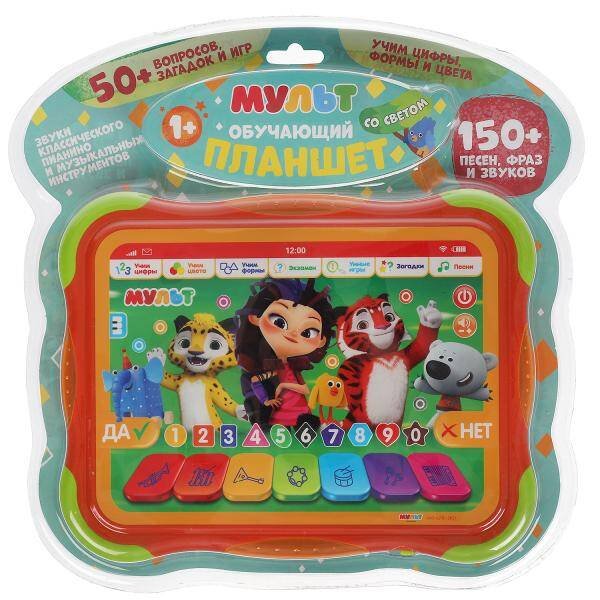 ПЛАНШЕТЫ (Умка) Обучающий планшет МУЛЬТ 150 песен, фраз и звуков Умка в кор.2*24шт