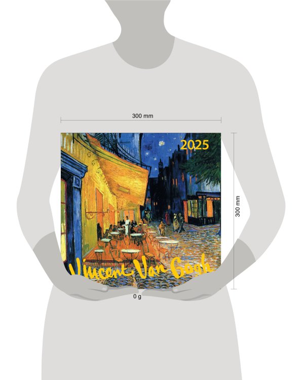 Винсент Ван Гог. Календарь настенный на 2025 год (170х170 мм)