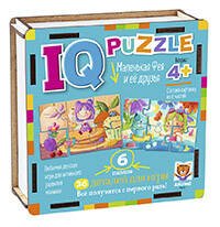 IQ Пазл деревянный. Маленькая фея и её друзья 4+