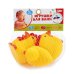ИГРУШКИ ДЛЯ ВАННОЙ "ИГРАЕМ ВМЕСТЕ"  ПЕТУХ+КУРИЦА+ЦЫПЛЕНОК В СЕТКЕ (РУСС. УП.) в кор.2*25шт