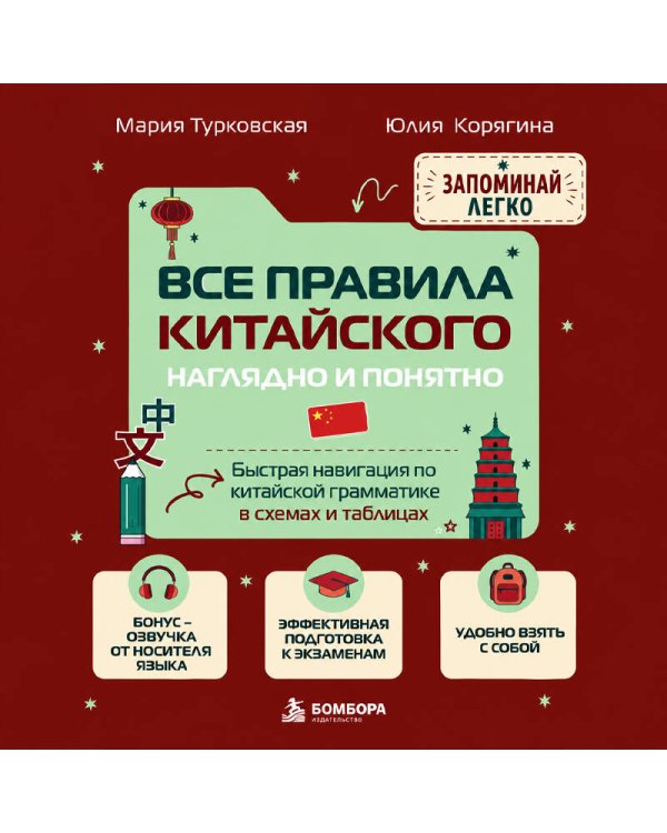 Дополнительное изображение книги «Все правила китайского наглядно и понятно. Быстрая навигация по китайской грамматике в схемах и таблицах»