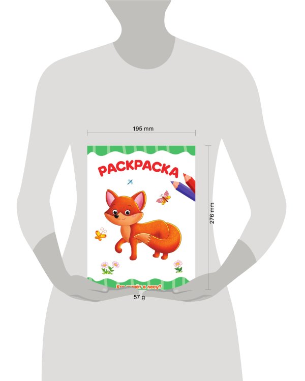 РАСКРАСКА А4 эконом. КТО ЖИВЁТ В ЛЕСУ?