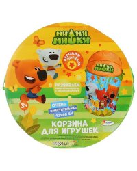 КОРЗИНА ДЛЯ ИГРУШЕК "ИГРАЕМ ВМЕСТЕ" МИМИМИШКИ 43*60СМ В ПАК. в кор.24шт