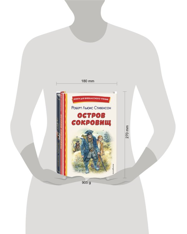 Комплект 4 (комплект из 2-х книг: "Человек, который смеется", "Остров сокровищ")(ИК)