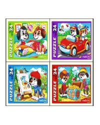 ПАЗЛЫ 24 элемента. ИСТОРИИ ЩЕНКОВ (Арт. П24-9916) кратно 32