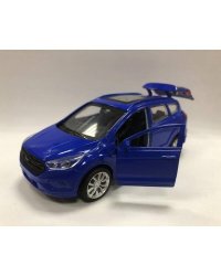 ТМ Технопарк. Машина металл "FORD KUGA" 12см, открыв. двери, инерц, СИНИЙ в кор. в кор.2*36шт