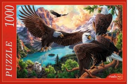 ЖИВОТНЫЕ (Рыжий Кот) ПАЗЛЫ 1000 элементов. Ф1000-7953 ГОРНЫЕ ОРЛЫ