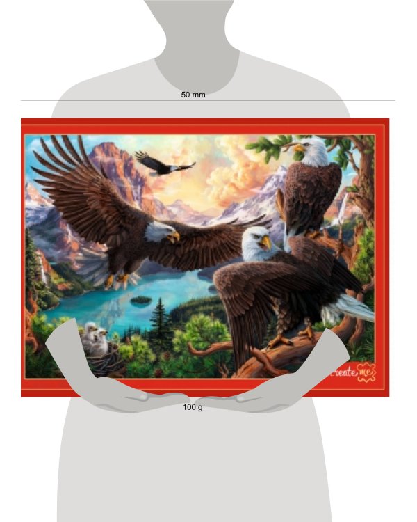 ПАЗЛЫ 1000 элементов. Ф1000-7953 ГОРНЫЕ ОРЛЫ