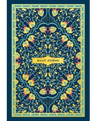 Блокнот в точку: Bullet Journal (ковер золотой, 160 c., с наклейками)
