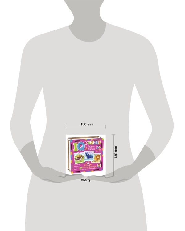 IQ Пазл деревянный. Забавные зверюшки 3+