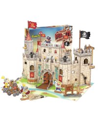 3D пазл Замок пиратов, 183 детали