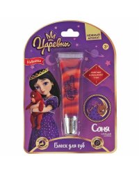 Косметика ДЛЯ ДЕВОЧЕК Царевны блеск для губ 13мл фиол,желт,роз бли МИЛАЯ ЛЕДИ в кор.4*24шт