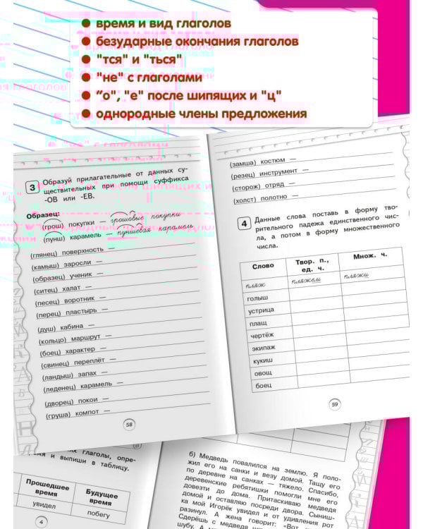 Тренажер по русскому языку. 4 класс