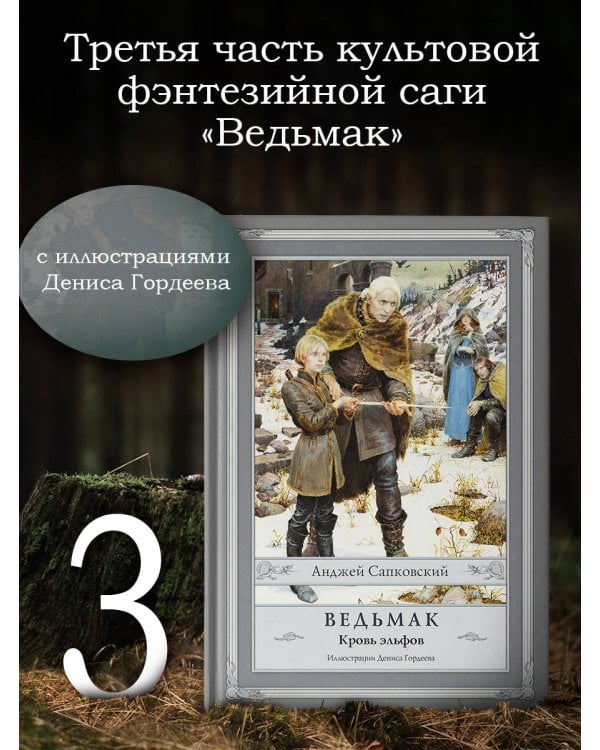 Ведьмак: Кровь эльфов с иллюстрациями Дениса Гордеева