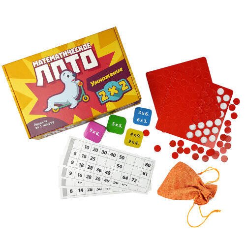 Математическое лото. Таблица умножения