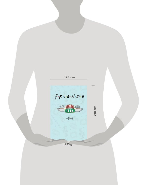 Блокнот. Friends. Central Perk (А5, 80 л., блок в точку)