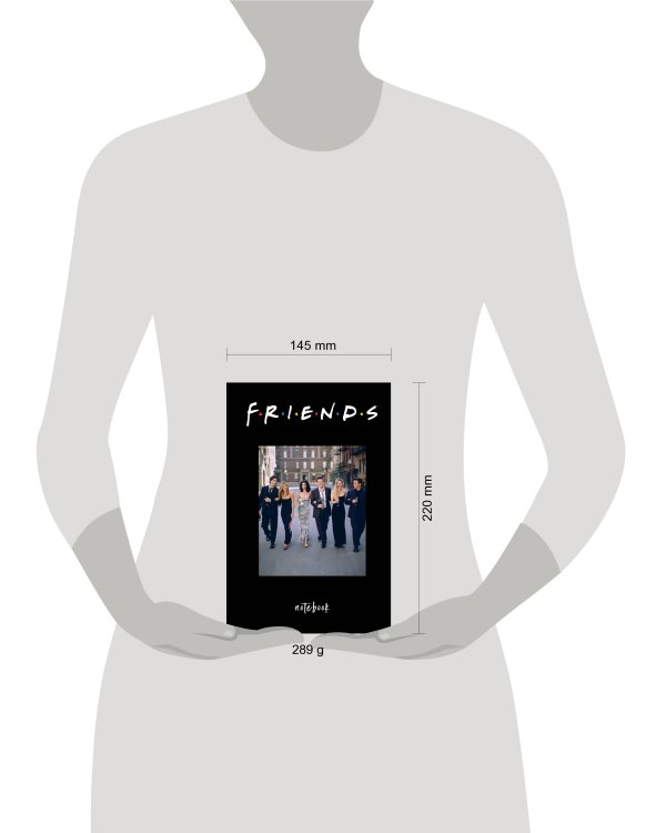Блокнот. Friends. I'll be there for you (А5, 80 л., блок в точку)